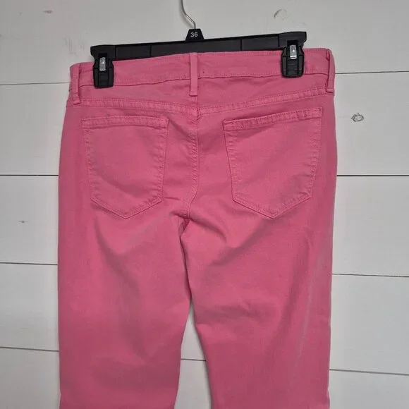 JustBlack Womens Skinny Pink Denim Jeans Mid-Rise Size 29 Made In USA - Picture 6 of 7